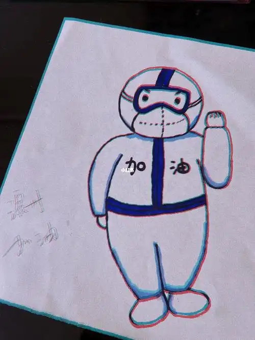 最美逆行者简笔画