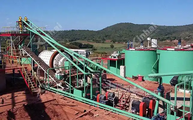 津巴布韦金矿选矿现场