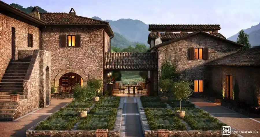 旅游度假居住休闲山庄设计案例效果图