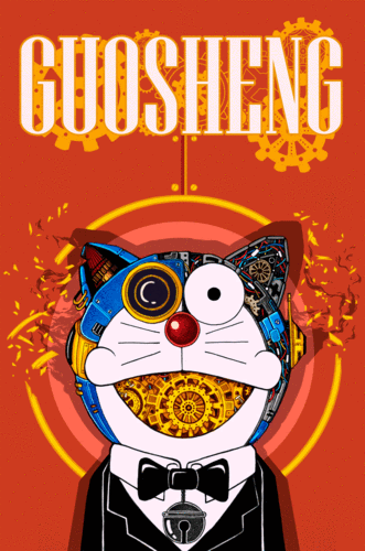 老绅士系列——哆啦a梦_ven一皿-站酷zcool