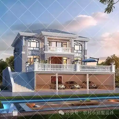 开春建房怕潮湿?20款带架空层自建房别墅,梅雨天让你_