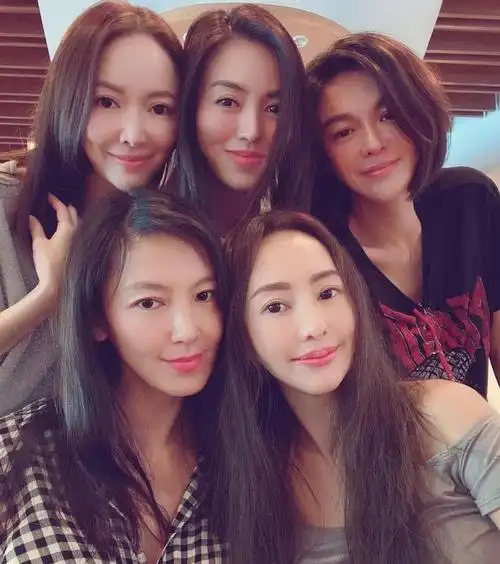 有时候林熙蕾也会加入闺蜜的聚会当中,个个都是辣妈,气质和颜值都非常