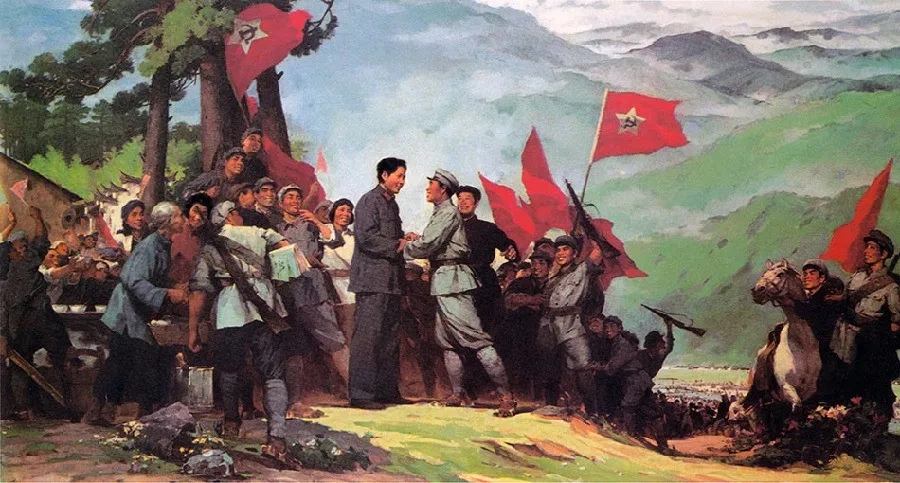 红军第一套军装的红领章上为何要绣黑边?它的颜色又代表什么?