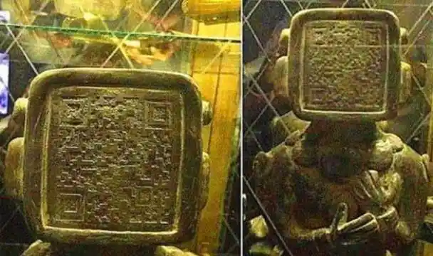 3000年前玛雅人雕像发现"二维码",吸引大量游客,能扫出什么?