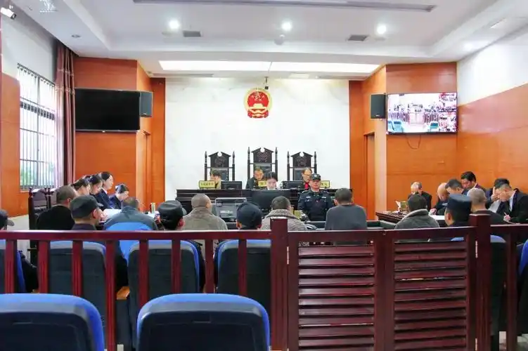 上栗县法院公开开庭审理一起涉恶势力犯罪集团案件