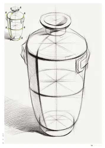 结构静物 敲门砖美术书 零基础自学正规教材素描基础教程铅笔画技法书