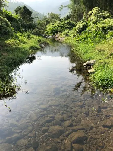 农村美丽的山水田园风光