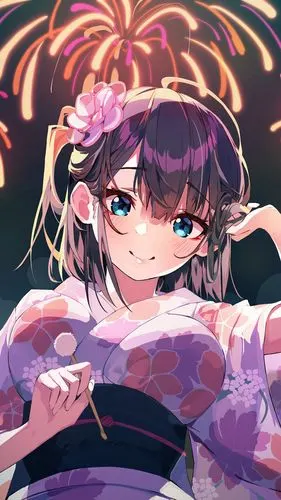 可爱萌系动漫少女手机壁纸