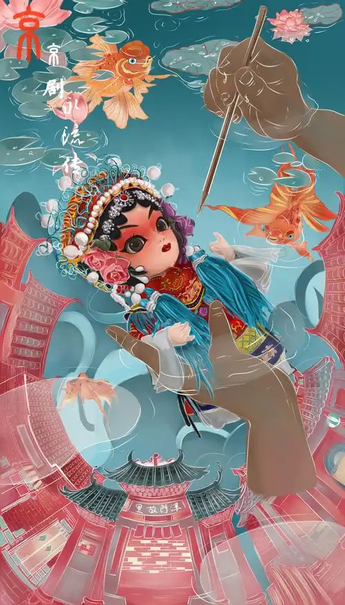 京剧传统文化 泥人张|插画|其他插画|berber狸 - 原创作品 - 站酷