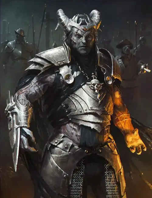 战士盔甲角色原画