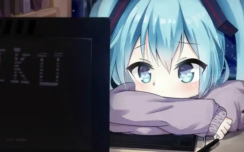 初音未来二次元美少女电脑壁纸-动漫壁纸 - 壁纸之家