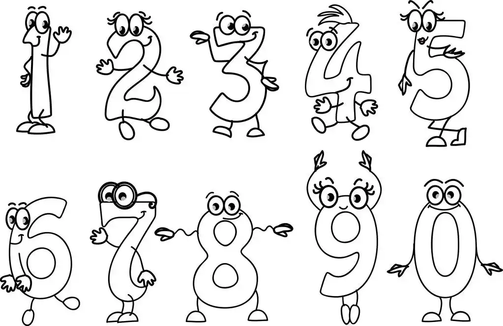 卡通数字,卡通数字