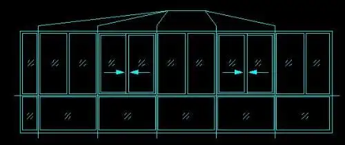 门窗表里转角窗立面怎么画?