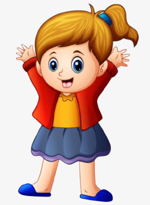 小女孩 卡通小女孩 - 当图网