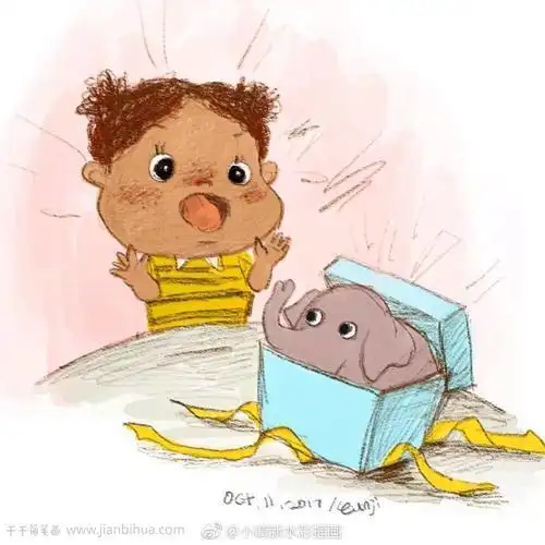 调皮捣蛋的孩子简笔画