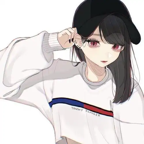 2020动漫高冷御姐女头图片,高冷美少女黑暗系头像