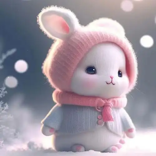 小兔子头像头像超话#兔年头像##新年头像