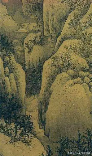 大吴国画名作100讲-第十三讲-不是荷花难画《雪山萧寺图》