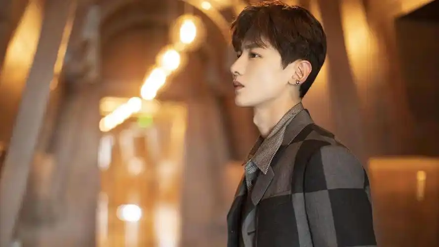 白敬亭格纹西装时尚帅气写真,高清壁纸图片,大陆明星-回车桌面