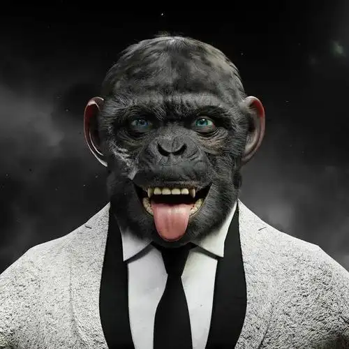 高清无水印猩猩头像