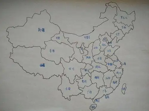 地图怎么画简单的地图地图怎么画简单又漂亮