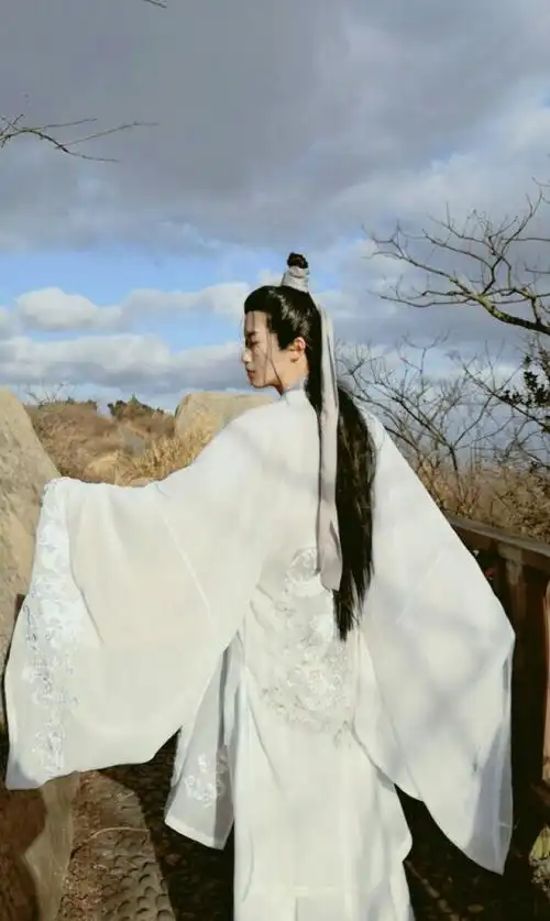 淡辉夕颜,公子如玉,是你执一把青伞,为我许下一世长安)古风真人男头