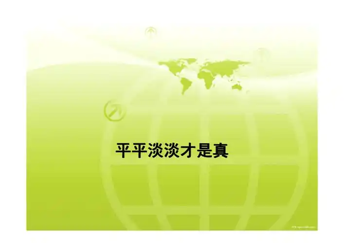 平平淡淡才是真pdf10页