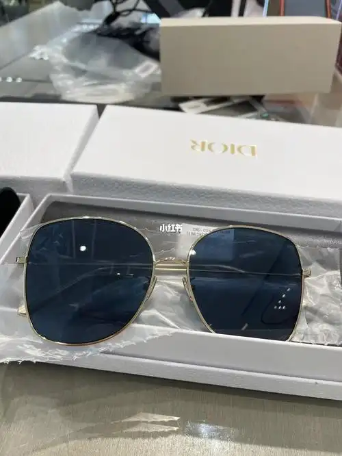 dior新款蓝金太阳镜77墨镜
