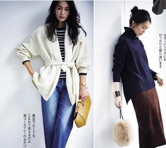 50女性秋天穿针织衫这3个搭配小tips让造型脱胎换骨