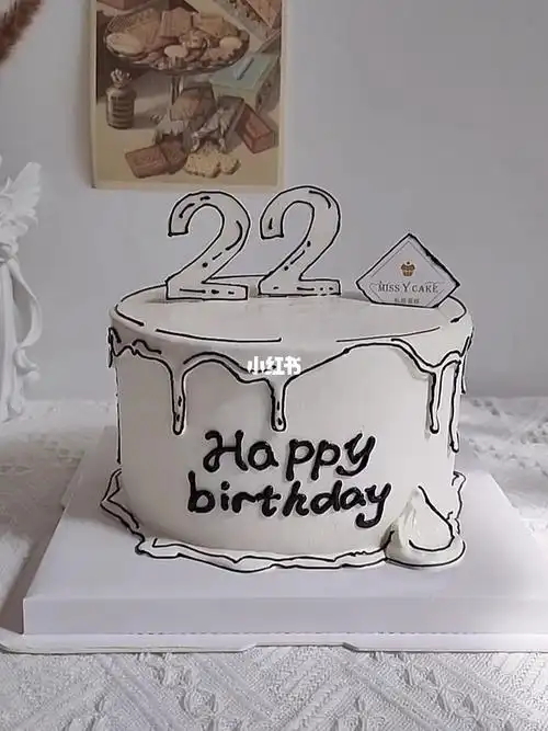 武汉生日蛋糕定制  #二次元漫画风蛋糕  #22岁生日蛋糕