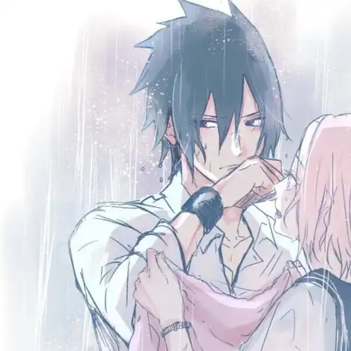 佐助小樱情头堆糖错过他的晚安