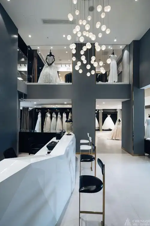 婚纱店装修设计实景图