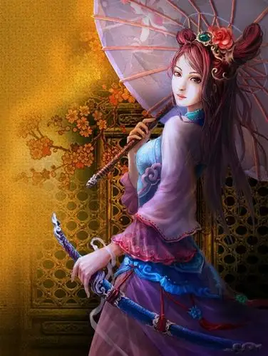 古风美女 女性 古装 插画 唯美 美女 美人 古风人物 古风女子 倾国