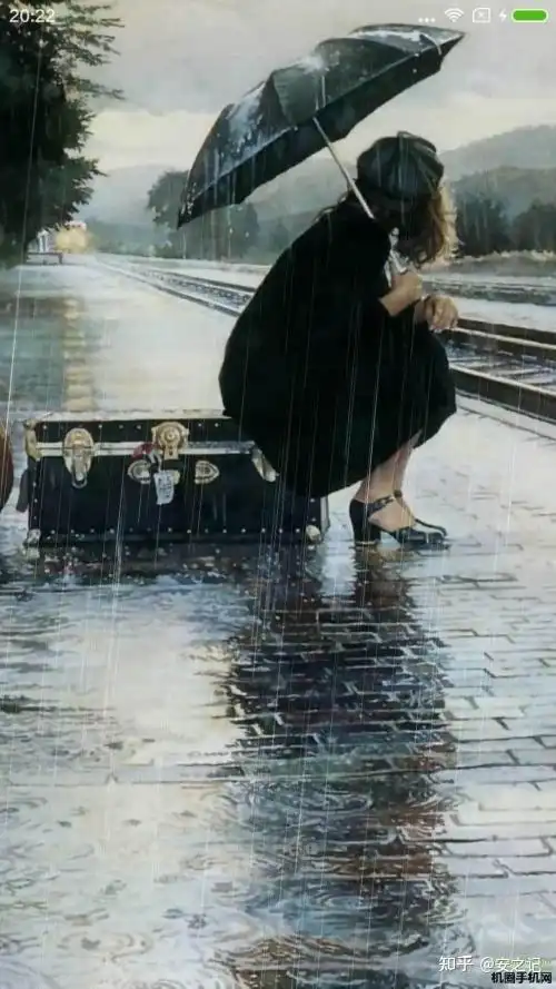 将雨中行走的孤独变成清清浅浅的享受