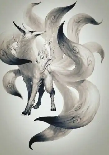 求九尾狐图片~真的动漫的~都行~谢谢