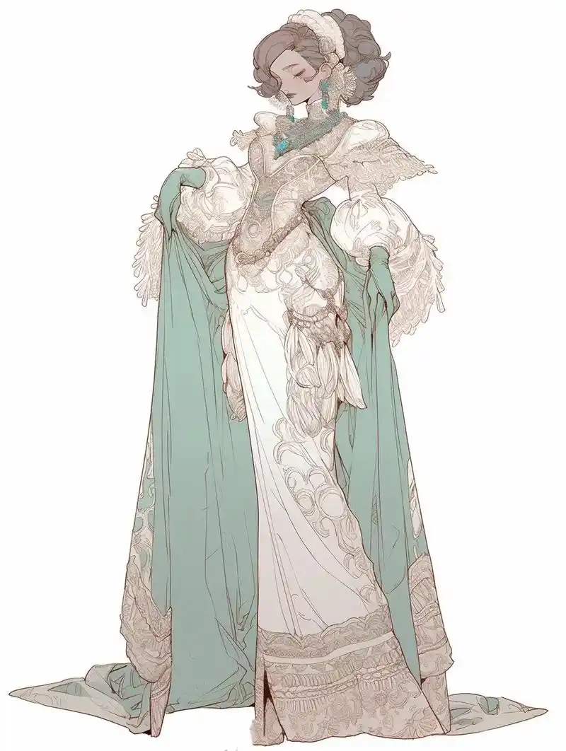 有韵味和厚重感#婚纱礼服 #美出高级感 #穿美裙赴夏日之约 #服装设计