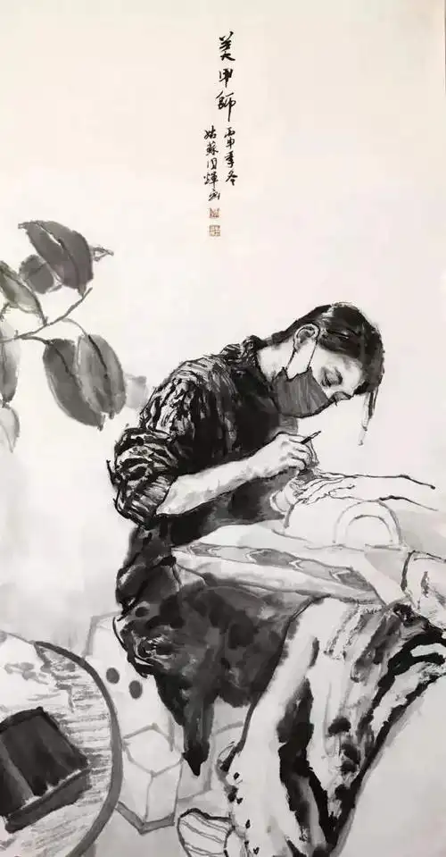 水墨人物画水墨人物画作品欣赏