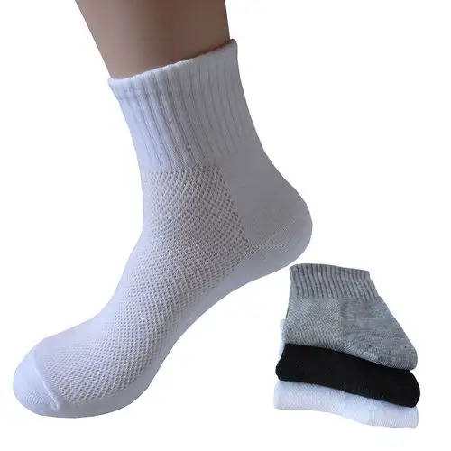薄款 一次性袜子男棉夏季 网眼袜运动袜纯色袜男地摊袜厂家直销批发