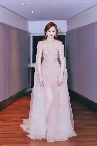 唐嫣亮相柏林电影节红毯透视纱裙仙气十足