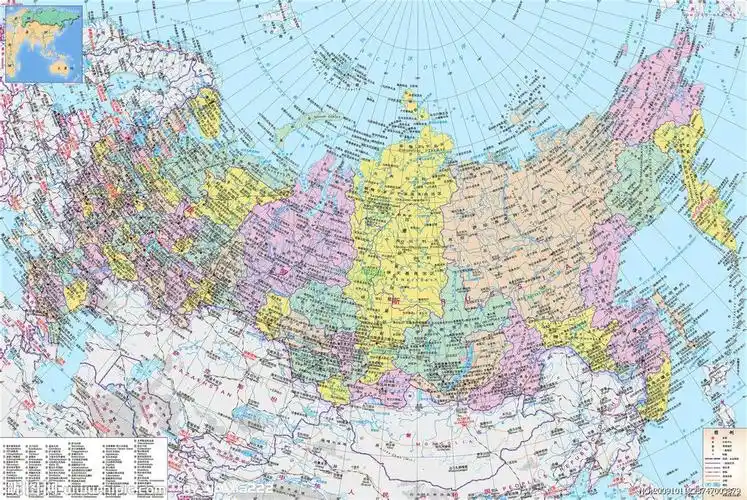 俄罗斯地图全图高清版