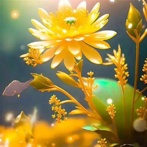 金色莲花好运头像