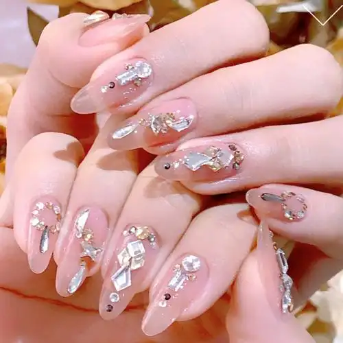 饰美甲店推荐指甲装21格收纳盒钻盒玻璃钻钻钻石饰品套装网红爆款