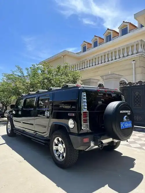 悍马h22013年蓝牌加长版悍马h2全车原版7万公