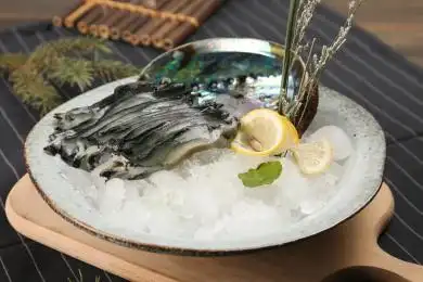 黑金鲍鱼刺身 家常菜