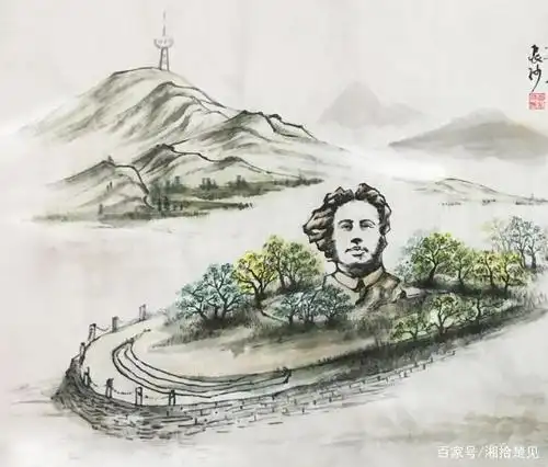 宁湘拾试着用嵌字法 "黄鹤楼"和"橘子洲"立马想到了 "橙黄橘绿" "绿"