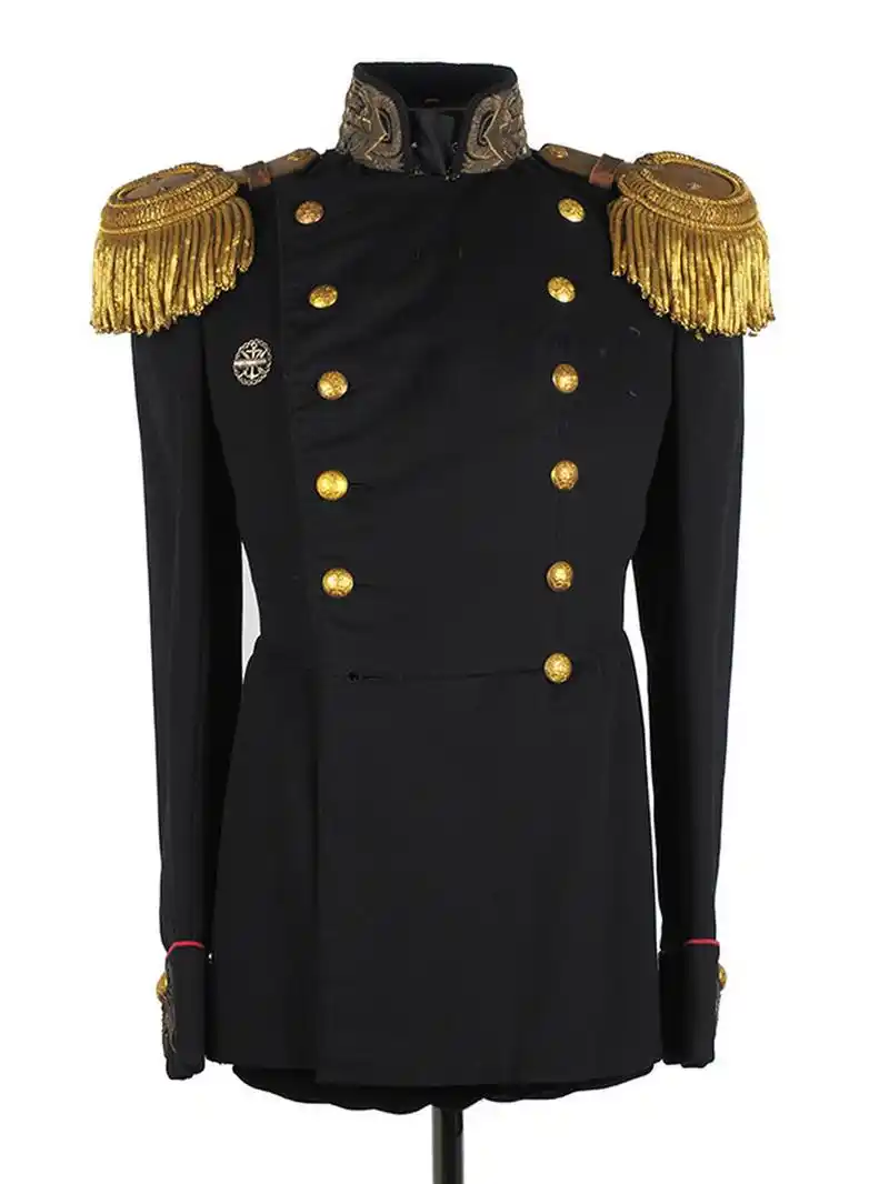 军事收藏:俄罗斯帝国海军炮兵军官礼服 沙俄海军炮兵军官,二级船长