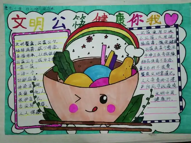 文明健康用餐—记唐元小学"文明餐桌,公筷公勺你我共践行"活动