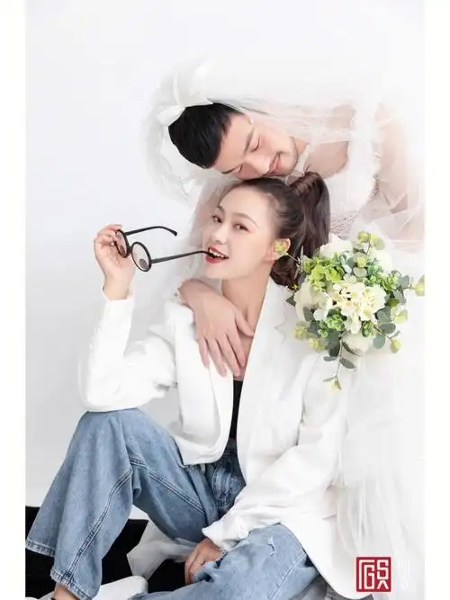 温州婚纱照|室内婚纱照|极简|反串拍摄@顾事婚纱摄影@giveme5studio