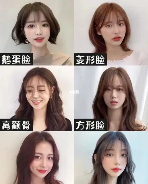 根据不同的脸型设计同款发型|||发一分钟测
