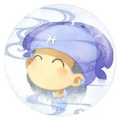 一批双鱼座星座系列圆头像,据说双鱼座都是温柔浪漫的小天使.(*ˊˋ*)